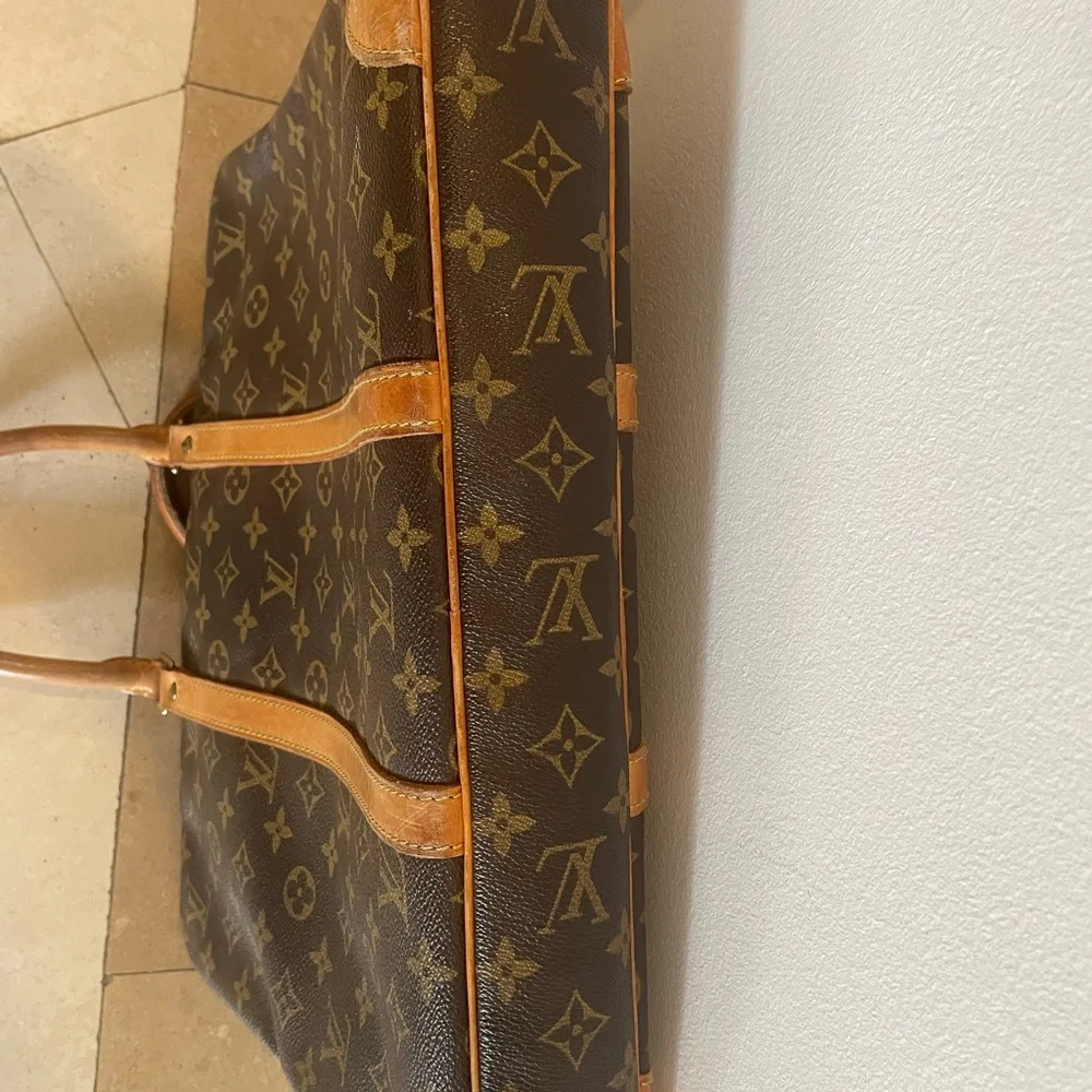 Louis Vuitton Monogram Brown and Tan Briefcase
